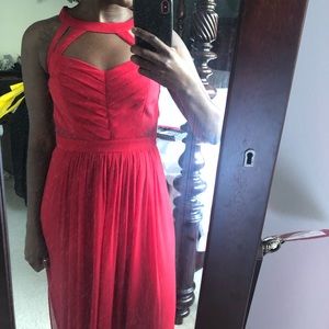 Bcbg  red gown size 4